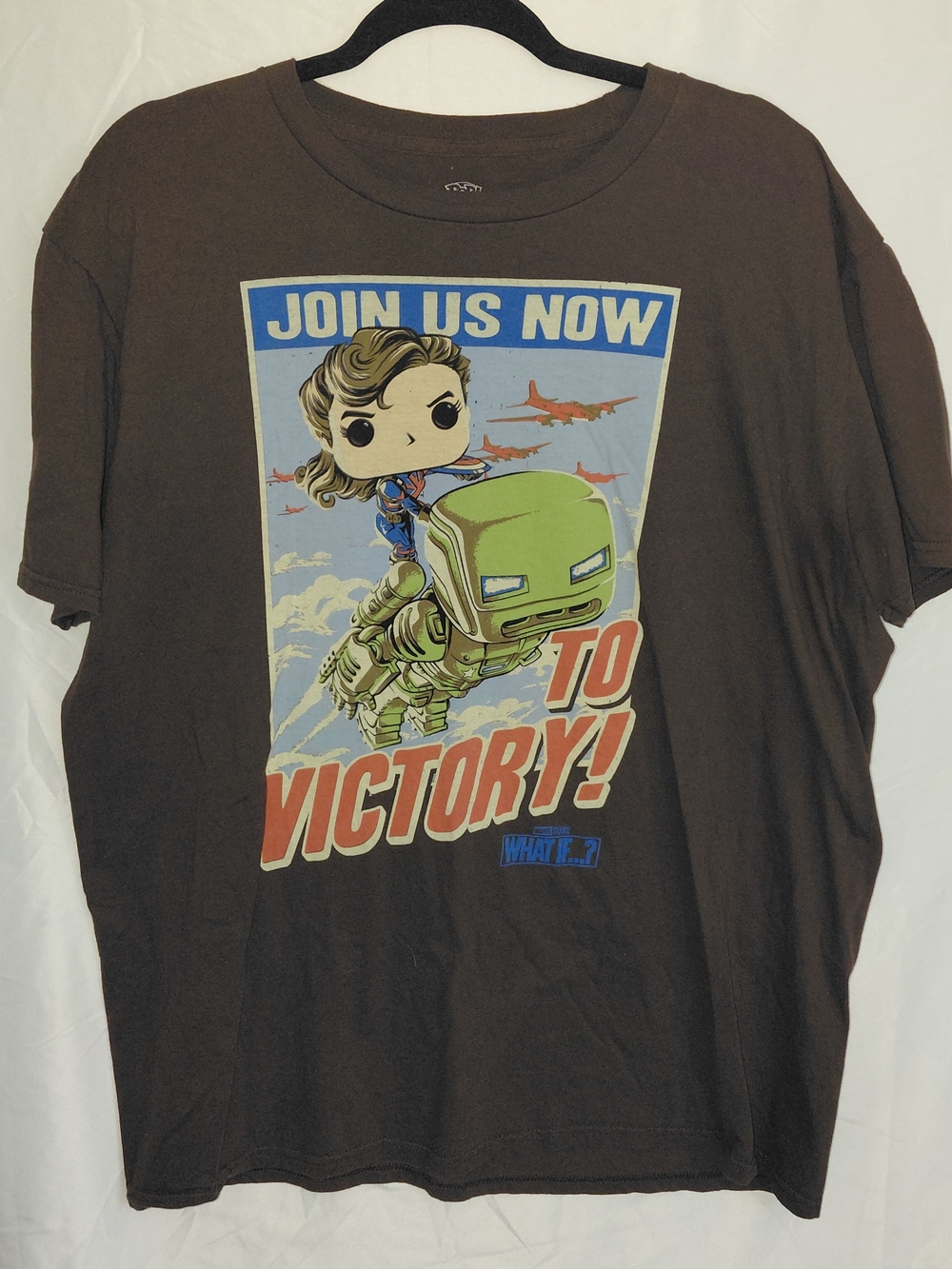 Funko Brown 'Join Us Now To Victory!' Short Sleeve Graphic Tee